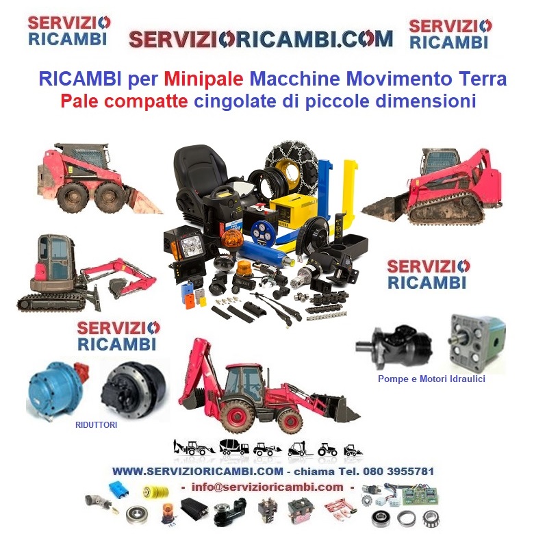 Ricambi Per Minipale Macchine Movimento Terra Di Piccole Dimensioni - Foto 8
